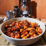 숯불치킨(350g) 캠핑음식 숯불닭갈비 혼술안주 소주안주 : 엠지낭만푸드