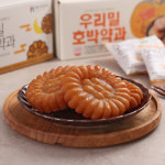 해나루한과영농조합법인 우리밀 국내산 단호박 약과 건강 간식 수제 (1박스 20개입) : 충청남도 당진팜