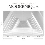 [모더니크 뮤럴벽지] SM0037 화이트스페이스10- : 월아트 wallart