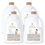 쉼표365 베이킹소다 세탁세제 2.5L 4개 액체 대용량 중성 일반 드럼 세탁기 빨래 : 로하상점