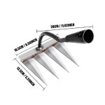 삽자루 넉가래 잡초 괭이 갈퀴 농장 도구 괭이 지게차눈삽 : 보이삼