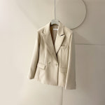 [J0940] 데일리수잔 (세일) 베이직 슬림핏 라인 자켓 (어깨패드) : 수잔클로젯