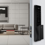 [직접설치] 아카라 스마트 도어락 K100 아이폰 연동 현관 바로잠김 번호키 푸시풀 직접설치, 설치비별도, 보강판미포함 : 아카라라이프