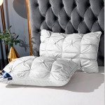 편한베개 퀼팅 계절 빨아쓰는 숙면 수면 잠솔솔 기능성 옆으로자는 호텔 베개 : 큰별작은별상점