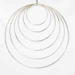 매듭공예 마크라메 재료 월행잉 diy 만들기 메탈링 15cm-35cm : 하비스푼