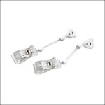 G9026 - 집게(대) 50봉 반달집게 쇼클립 : 갓피플몰