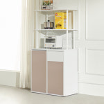 편의점그거 수납플러스 2칸 탕비실 모듈 선반 수납장 재활용 분리수거함 : 데코라인