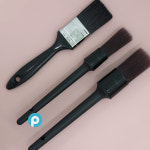 커피머신 브러쉬 포터필터 청소솔 커피솔 그라인더 붓 원형 25mm : 카페 서포트 그룹 포코