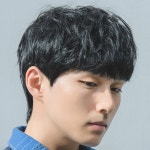 남자 군인 탈모 정수리가발 파마머리 남성 통가발 스핀 스왈로 펌 남성가발 : 유걸스