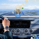 더쎈 차량용 풍차 하우스 태양열 회전 방향제 : 더쎈