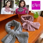 [COGIT] 토오스다케 화사한 니트 리본 목도리 머플러 (70~29cm) : 그린에버