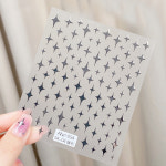 블링블링 빛 스티커 레진아트 스티커 반짝반짝 골드 실버 다꾸 키링 : 알로하마켓-