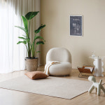 슬러브 이지케어 워셔블 사계절 러그 카페트 100x150cm : 한빛카페트