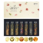 두메향 7종 발효 꽃차선물세트 프리미엄 백화점 어린이집 선생님 명절 선물세트 : 웰니스  마켓