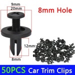 범용 구멍 자동차용볼트 8mm 6mm 개/몫 자동차 78mm 범퍼 클립 자동차볼트 50 : 린스하우스시즌5