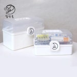 가정용 약보관통 응급 미니 약보관함 약국구급상자 상비약통 : 팥쥐몰