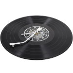 거실 벽걸이 시계 코너 벽시계 인테리어 비닐 레코드 장식 홈 바 벽 : 해외직구존