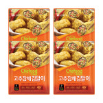 [본사직영] Chefood 야채잡채 김말이 튀김 400g, 4개 : 롯데웰푸드