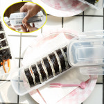 김밥케이스 김밥 용기 보관 통 도시락 휴대 등산 계란 : 153샵