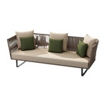 야외 라탄 테이블 소파 세트 테라스 정원 등나무 캐주얼 가구 의자 자외선 차단 방수 발코 : 브라이트존