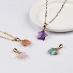 곡옥 비취목걸이 경적 도금 블랙 마노면 루비목걸이 천연가넷목걸이 : 보2