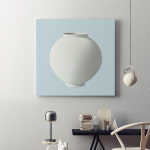다복 달항아리 그림 풍수 돈들어오는 액자 개업 집들이 다복 베이지 캔버스20.3x20.3 : 라이크디즈
