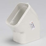 한국배관커버 SB45-100 에어컨 배관 수평엘보 45도 100mm I395219 : 전기자재파워몰