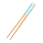 이쁜젓가락 미끄럼 방지 디자인 인쇄 젓가락 연료 없이 서빙 대나무 식기 클래식 나무 주방 도구 : 추추추상회