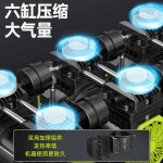 2200W 무소음콤프레샤 저소음 콤프레샤 무오일 50L 50L 4기통 압축+솔레노이드 밸브 : 글로벌 코지마켓