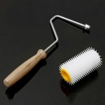 벌집 프레임용 양봉 도구 꿀벌 접착제 리무버 롤러 꿀 포크 밀랍 프로폴리스 언캡핑 스크레이퍼 수집기 : 호호호컴퍼니