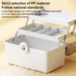 대용량 가정 의학 정리함 알약 상자 응급 처치 키트 케이스 약국 보관 용기 3 층 : 호호호컴퍼니