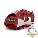 (딱하나만) 스사노 내야수글러브 플래티넘 아이웹 레드화이트 길들이기완료 : 제이베이스볼