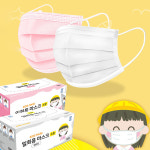 소형 일회용 덴탈마스크 3중필터 아동용 50매 1박스포장 국내배송 : 남성의류 필골드