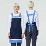 H형 Medium 미디 엣지 줄무늬 앞치마 : 주식회사대원코퍼레이션