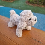 복슬푸들 강아지 키링 : 피카미코