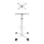 케븐 병원 메디컬 트롤리 태블릿 테이블 진료 카트 이동식 갤럭시탭 아이패드 스탠드 거치대 : 케븐