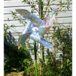 새쫓는 두더지퇴치 바람개비 홀로그램 340 아연각지주대 제작, 새퇴치 과수원 농장 텃밭 : 미술과조형