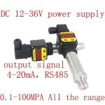 LED 디지털 디스플레이 연료 레벨 센서 변환기, 압력 RS485 출력, 0-16Mpa, 30bar, 4-20mA : 유신교역유통