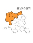 랜드맵V2 충청남도 충남 AQ권역 (1.서산시 2.당진시 3.태안군 4.경기 평택시) : 랜드맵