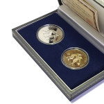 한국 1988년 서울 올림픽 경기대회 프루프 2종 기념주화 세트 (1000원. 2000원주화) : 금두리
