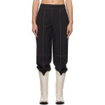 가니 블랙 커브 바지 F6736 Black 241144F087008 : 페칭