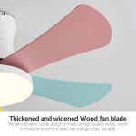 실링팬조명 어린이 방 천장 선풍기 조명 침실 팬 레스토랑 모던 심플 전기 실내 : 엄여사