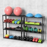 헬스용품 정리대 수납 선반 보관랙 데크 헬스 바벨 용품 소도구 체육관 헬스장 필라테스 : 옹키하우스