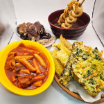 [부천시 일부지역 배달] C세트(떡볶이,순대,어묵,튀김 1인분씩) [중동 부산한오뎅] : 동네시장 장보기