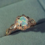 애끼 반지 보석 우정링 악세사리 예쁜 OC 오팔컬러 패션 선물 : 포커스굿