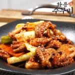 맛있게 매운 화풍주꾸미350gx6팩 /5분 간편조리/쭈꾸미볶음 /홈쇼핑히트상품/ : 빼곱빼