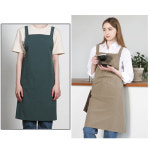 바리스타 카페 업소 공방 애견샾 네일샾 코지 스틸스냅 앞치마 색상7종 : 우림유니폼