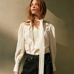 [루에브르] Tie Puff Sleeve Blouse SW4XB354-03 : 루에브르