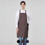 목걸이형 스트라이프 바리스타 카페 업소 공방 애견샾 네일샾 포켓 앞치마 색상3종 : 우림유니폼