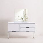 수납거울 거울서랍장 1인용 여학생화장대 좁은방화장대 심플화장대 850 : 리퍼스